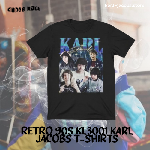 Retro 90s KL3001 Karl Jacobs T-Shirts